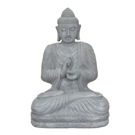 Eindrucksvoller Steinguss Buddha f�r Outdoor Dekoration -...
