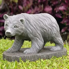 B�renskulptur aus Steinguss &ndash; kraftvolle...