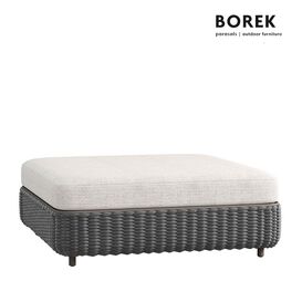 Fu�- oder Sitzhocker f�r die moderne Borek Gartenlounge - Deauville Hocker