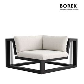 Dunkles Eckmodul mit Sitzpolster f�r Borek Lounge -...