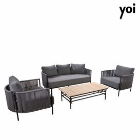 Modernes Sofa-Set mit Tisch und Loungesesseln - Umi...