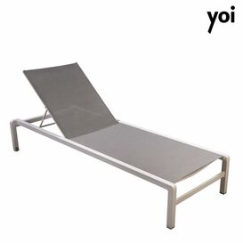 Minimalistische Sonnenliege mit R�dern - stapelbar -...