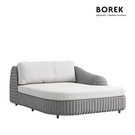 Gem�tliche Borek Outdoor Chaiselongue mit Polstern -...