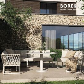 Gro�e Ecksofa Gartenlounge von Borek - Key Dining Lounge