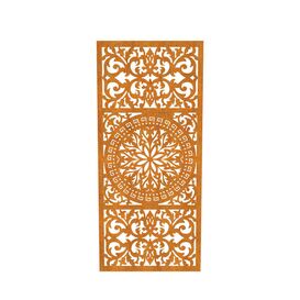 Ornamentale Sichtschutzwand aus Corten kunstvolles Design...