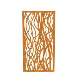 Stilvoller Rost Metall Sichtschutz f�r Garten & Terrasse