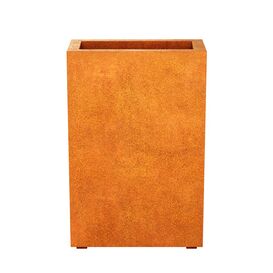 Hoher Cortenstahl Pflanzk�bel eleganter Sichtschutz mit...