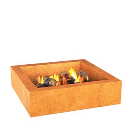 Eckige Grill- und Feuerstelle f�r den Garten -...