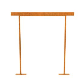 Design-Fahrradst�nder aus Cortenstahl rostfarbenes...
