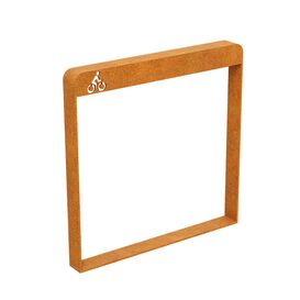 Cortenstahl Fahrradst�nder sichere Abstellm�glichkeit in...