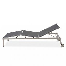 Premium Gartenliege aus Edelstahl h�henkomfortabel,...