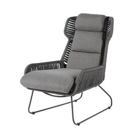 Komfortabler Relaxsessel mit Aluminiumrahmen, feinem...