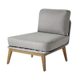 Outdoor Lounge Mittelmodul Aluminiumrahmen, Rope-Geflecht...