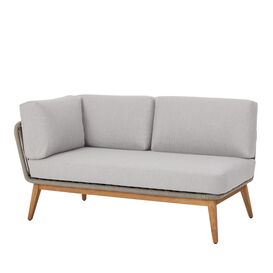 Exklusive Loungebank aus Aluminium, Rope & Teakholz f�r...