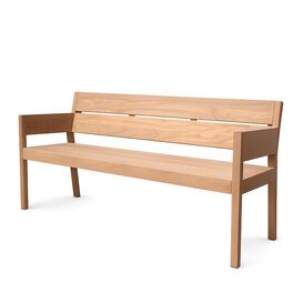 Klassische Gartenbank aus recyceltem Teak elegant, robust...