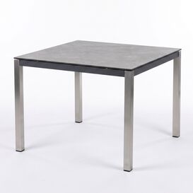 High-End Outdoor Tisch mit Edelstahl-Beinen individuell...