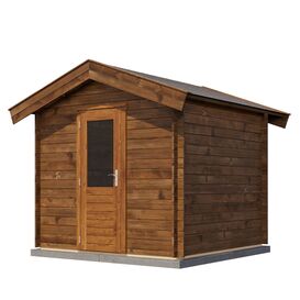 Premium Blockhaus 250x250cm Bausatz aus Holz Starkes...