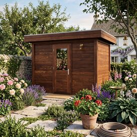Modernes Premium Holz-Gartenhaus 300x200cm als stilvoller...