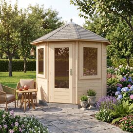 Romantischer Premium Holz-Pavillon �250cm f�r den Garten...