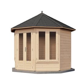 Gro�z�giger Premium Holz-Pavillon �300cm f�r den...