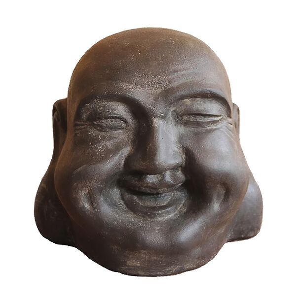 Edle Buddha Steinfigur Sobhita als Kopf