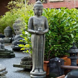 Groe Buddhafigur aus Stein fr den Garten - Kasyapa