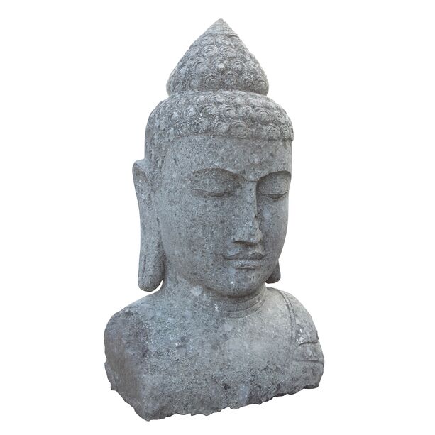 Großer Buddha Steinkopf - Shama
