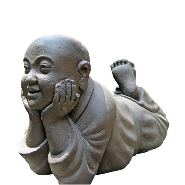 Edle Steinfigur mit Deko Buddha - Jampel