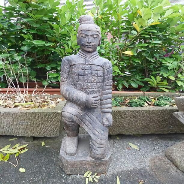 Große Terrakotta-Krieger Statue - 82 Cm Hoch, 8 Kg Schwer, Chinesischer Krieger