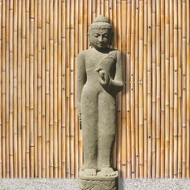 Stehende Budda Steinskulptur fr den Garten - Darshana