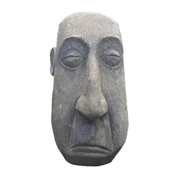 Lustige Steinfigur als Kopf - Alfred