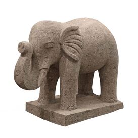 Gartenfigur stehender Elefant - Eponus