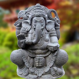 Groe Ganesha Garten Statue - Hina