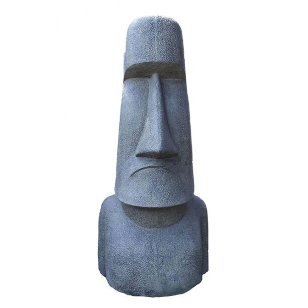Groer Moai Kopf als Garten Statue - Tatonga / 120cm (Hhe)