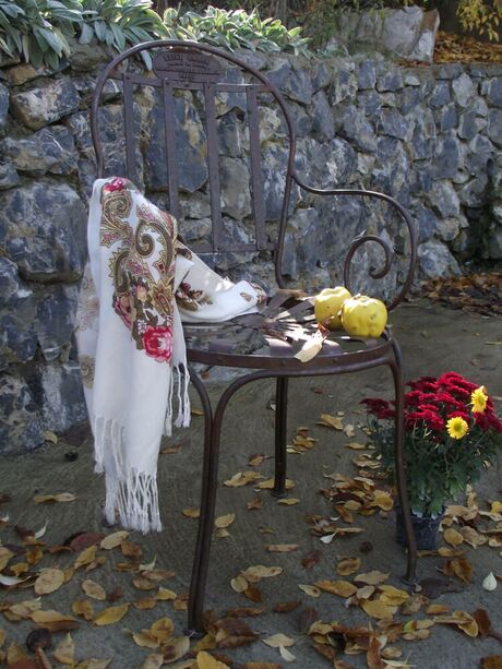 Garten Stuhl aus Schmiedeeisen im antik Design - Flavienne
