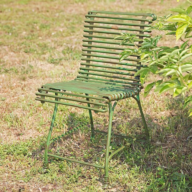Nostalgischer Gartentisch mit 6 Stühlen aus Schmiedeeisen - Corentin